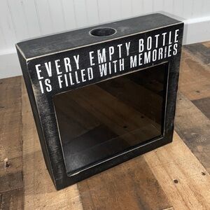 Wine cork shadow box‎